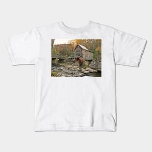 A Wheel In The Woods Kids T-Shirt